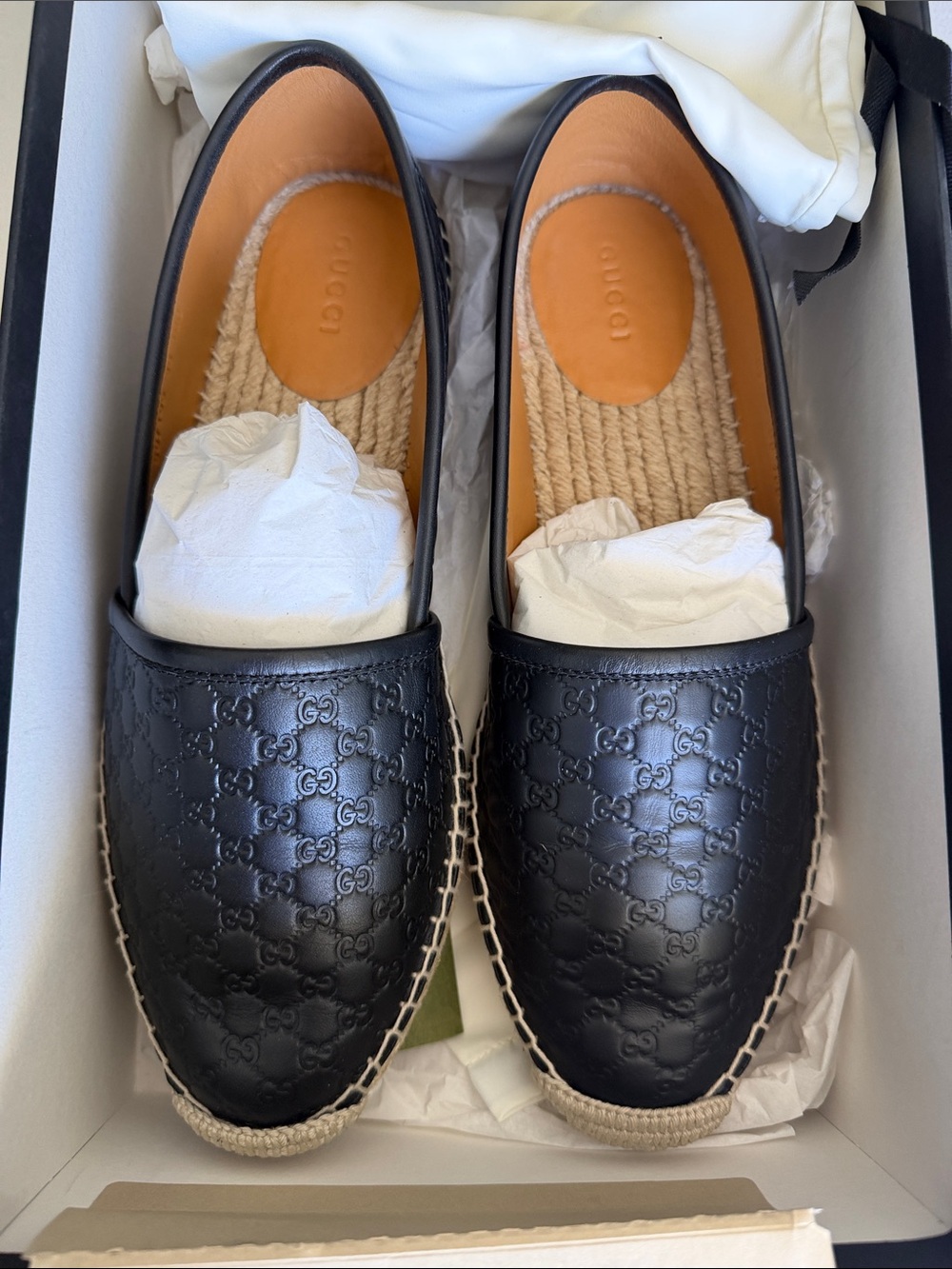 Gucci Microguccissima Leather Espadrille